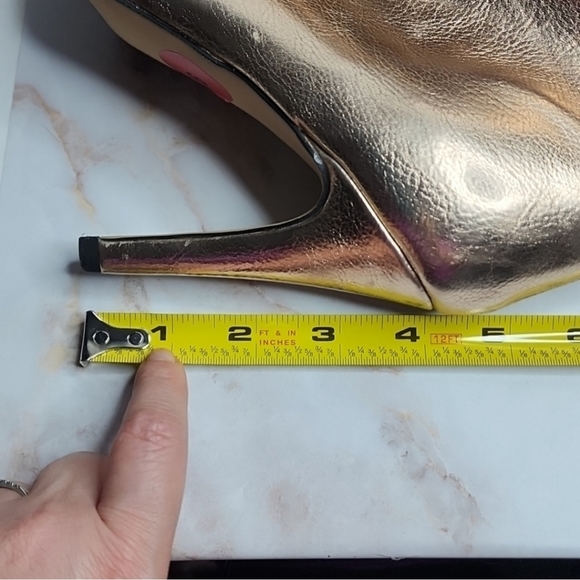 Steve madden madden girl rose gold stilettos boots skylar new - Picture 4 of 6